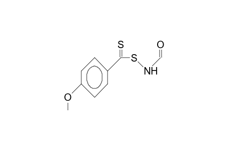 N-Formyl-S-(4-methoxy-thiobenzoyl)-thiohydroxylamine