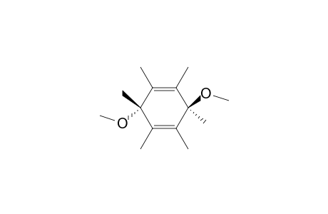 trans-3,6-Dimethoxy-1,2,3,4,5,6-hexamethylcyclohexa-1,4-diene