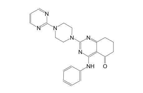 5(6H)-quinazolinone, 7,8-dihydro-4-(phenylamino)-2-[4-(2-pyrimidinyl)-1-piperazinyl]-