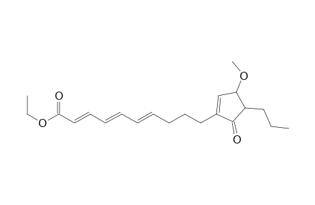 Ethyl (2E,4E,6E)-10-(4-Methoxy-5-propylcyclopent-2-en-1-on-2-yl)-2,4,6-decatrienoate