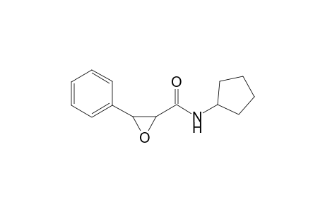 Glycidamide, N-cyclopentyl-3-phenyl-, trans-