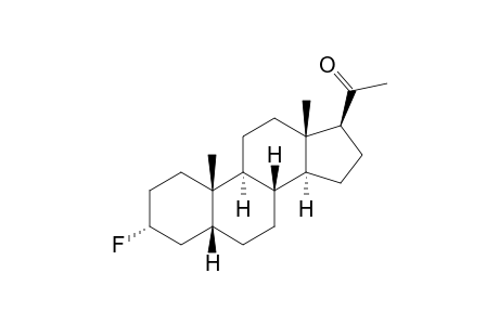 3.alpha.-Fluoro-5.beta.-pregnan-20-one