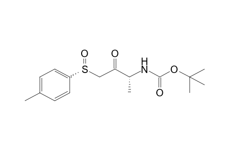 (3R,Rs)-N-(tert-Butoxycarbonyl)-3-amino-1-(p-tolylsulfinyl)-2-butanone