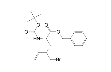 Benzyl 2(S)-[(tert-Butoxycarbonyl)amino]-4(R/S)-(bromomethyl)hex-5-enoate