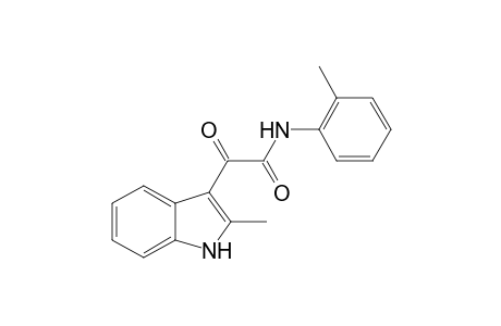 1H-Indole-3-acetamide, 2-methyl-N-(2-methylphenyl)-.alpha.-oxo-