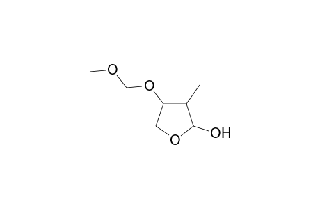 2-Deoxy-2-methyl-3-O-(2-oxapropyl)-D,L-(erythro/threo)furanose