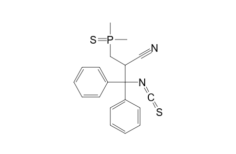 Benzenepropanenitrile, .alpha.-[(dimethylphosphinothioyl)methyl]-.beta.-isothiocyanato-.beta.-phenyl-, (.+-.)-