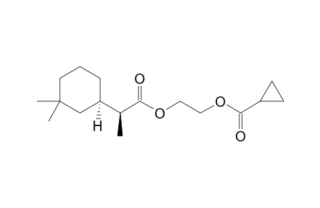 (1'R*,2S*)-2-((2-(3,3-dimethylcyclohexyl)propanoyl)oxy)ethylcyclopropanecarboxylate