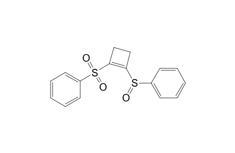 1-(Phenylsulfinyl)-2-(phenylsulfonyl)-1-cyclobutene