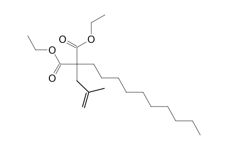 decyl(2-methylallyl)malonic acid, diethyl ester