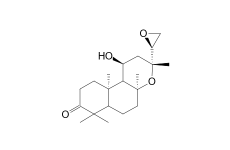 11.beta.-Hydroxy-3-oxo-14S,15-epoxy-ent-13-epi-manoyl oxide