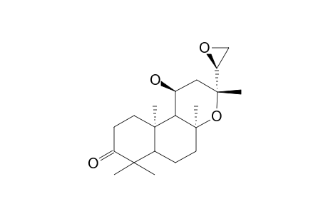 11.beta.-Hydroxy-3-oxo-14S,15-epoxy-ent-13-epi-manoyl oxide