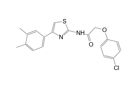 2-(4-chlorophenoxy)-N-[4-(3,4-dimethylphenyl)-1,3-thiazol-2-yl]acetamide