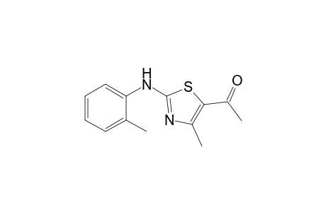 5-Acetyl-4-methyl-2-(o-methylphenylamino)-thiazole