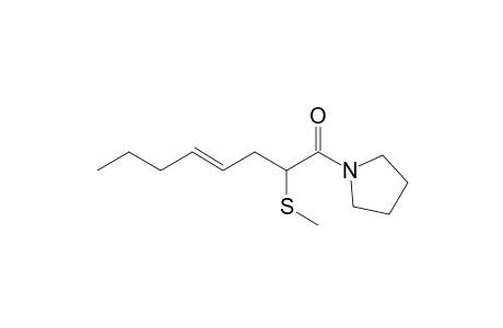 1-[(2-Methylthio)-4-octenoyl]pyrrolidine