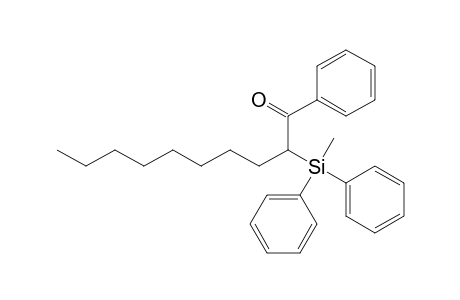 1-Decanone, 2-(methyldiphenylsilyl)-1-phenyl-