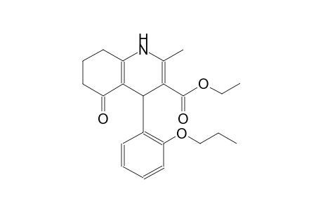 ethyl 2-methyl-5-oxo-4-(2-propoxyphenyl)-1,4,5,6,7,8-hexahydro-3-quinolinecarboxylate