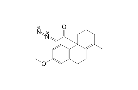 7-Methoxy-1-methyl-4a-(.alpha.-diazoacetyl)-2,3,4,4a,9,10-hexahydrophenanthrene