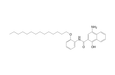 2-Naphthalenecarboxamide, 4-amino-1-hydroxy-N-[2-(tetradecyloxy)phenyl]-