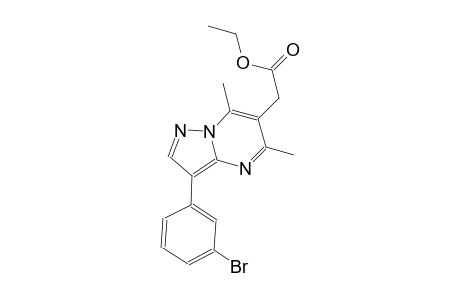 ethyl 2-(3-(3-bromophenyl)-5,7-dimethylpyrazolo[1,5-a]pyrimidin-6-yl)acetate