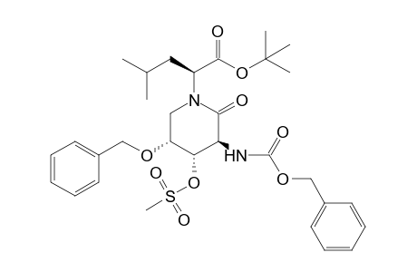 (3S,4S,5R)-5-Benzyloxy-3-benzyloxycarbonylamino-N-[(1S)-1-(tert-butoxycarbonyl)-3-methylbutyl]-4-methylsulfoxypiperidin-2-one