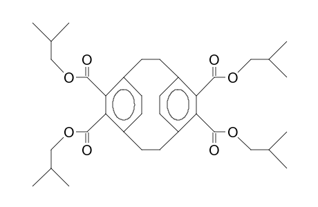 4,5,12,13-Tetraisobutylcarbonyl-(2,2)-paracyclophane