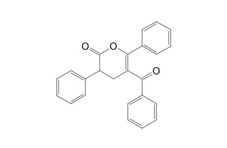 5-Benzoyl-3, 6-diphenyl-3, 4-dihydro-2H-pyran-2-one