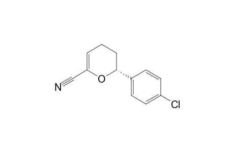 3,4-Dihydro-2-(4'-chlorophenyl)-2H-pyran-6-carbonitrile