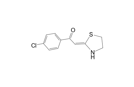 (2Z)-1-(4-Chlorophenyl)-2-(1,3-thiazolidin-2-ylidene)ethanone