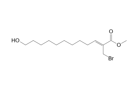 Methyl 12-hydroxy-2-bromomethyl-2(Z)-dodecenoate