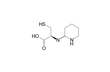 (S)-3-Mercapto-2-(piperidine-2-ylideneamino)-propanoic Acid