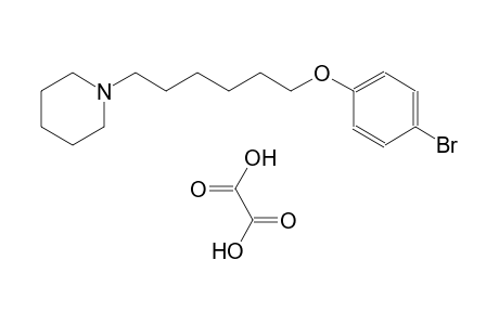 1-[6-(4-bromophenoxy)hexyl]piperidine oxalate