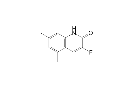 3-Fluoro-5,7-dimethylquinol-2(1H)-one