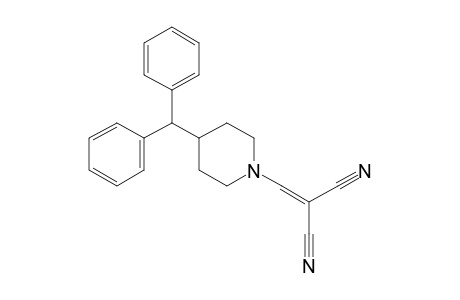 {[4-(diphenylmethyl)piperidino]methylene}malononitrile