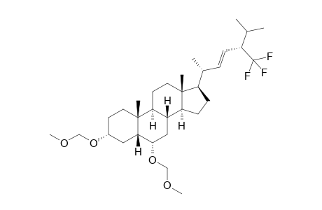 (24S,22E)-3.alpha.,6.alpha.-Bis(methoxymethoxy)-24-(trifluoromethyl)-5.beta.-cholestan-22-ene
