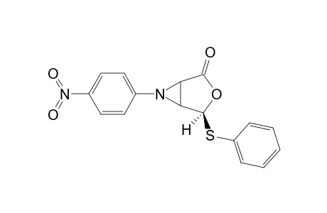 (S)-4-exo-Phenylthio-1-(p-nitrophenyl)-1H,4H-furo[3,4-b]aziridin-2-one