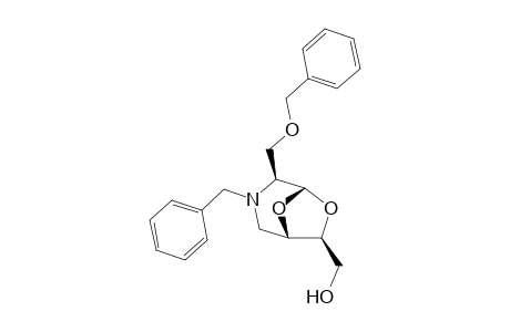 Methyl 3-benzyl-2-[O-(benzyloxymethyl)]-6-(hydroxymethyl)-7,8-dioxa-3-azabicyclo[3.2.1]octane