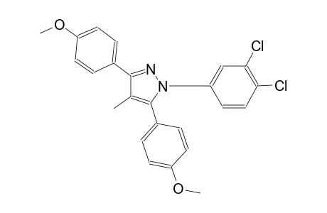 1-(3,4-dichlorophenyl)-3,5-bis(4-methoxyphenyl)-4-methyl-1H-pyrazole