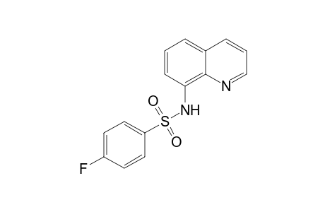 4-Fluoro-N-(8-quinolyl)benzenesulfonamide