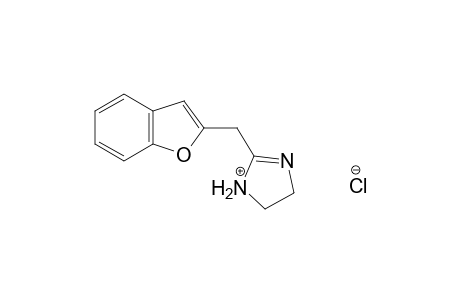 2-[(2-imidazolin-2-yl)methyl]benzofuran, monohydrochloride