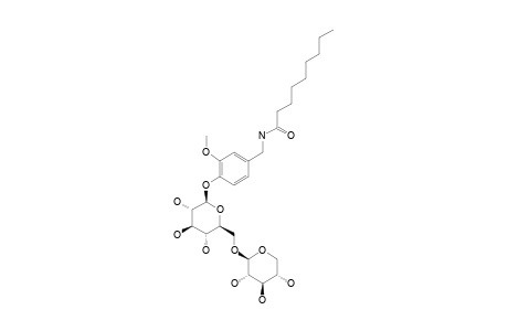 8-NORDIHYDRO-CAPSAICIN-4-O-(6-O-BETA-D-XYLOPYRANOSYL)-BETA-D-GLUCOPYRANOSIDE