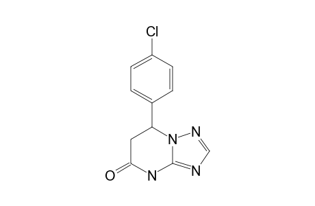 7-(4-CHLOROPHENYL)-6,7-DIHYDRO-[1,2,4]-TRIAZOLO-[1,5-A]-5-(4-H)-ONE