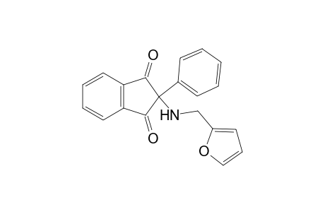 2-(2-furanylmethylamino)-2-phenylindene-1,3-dione