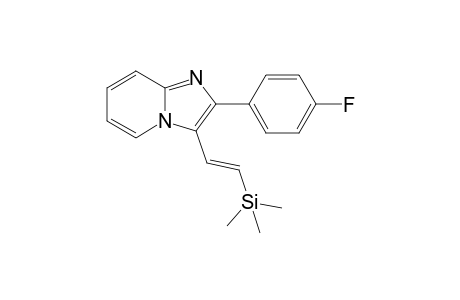 2-(p-Fluorophenyl)-3-[2'-(trimethylsilyl)ethenyl]-imidazo[1,2-a]pyridine