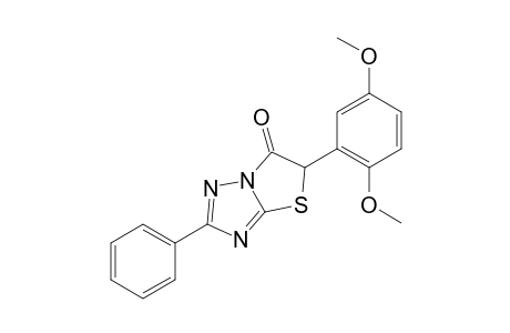 5-(2,5-Dimethoxyphenyl)-2-phenylthiazolo[3,2-b][1,2,4]triazol-6(5H)-one