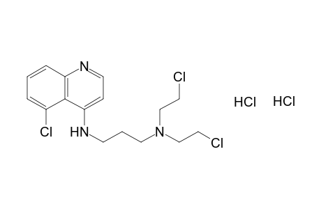 4-{3-[bis(2-chloroethyl)amino]propylamino}-5-chloroquinoline, dihydrochloride