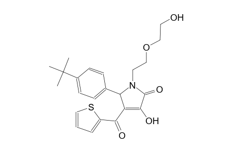 5-(4-tert-butylphenyl)-3-hydroxy-1-[2-(2-hydroxyethoxy)ethyl]-4-(2-thienylcarbonyl)-1,5-dihydro-2H-pyrrol-2-one