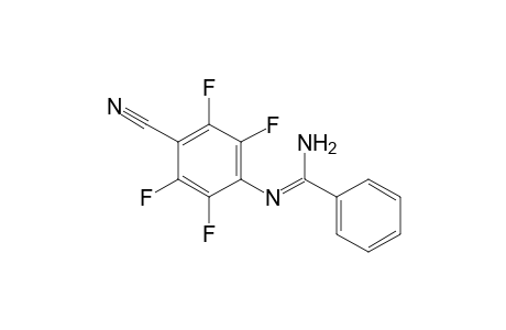 (Z)-N'-(4-Cyano-2,3,5,6-tetrafluorophenyl)benzimidamide