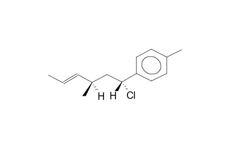 THREO-4-(1-CHLORO-3-METHYLHEX-4E-ENYL)TOLUENE