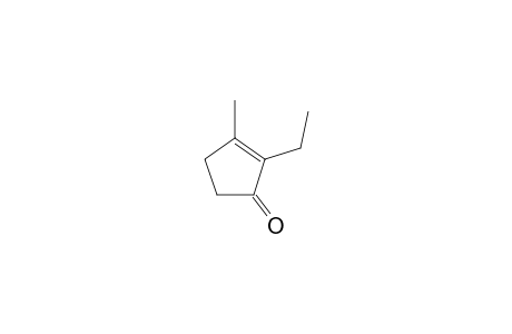 2-Cyclopenten-1-one, 2-ethyl-3-methyl-